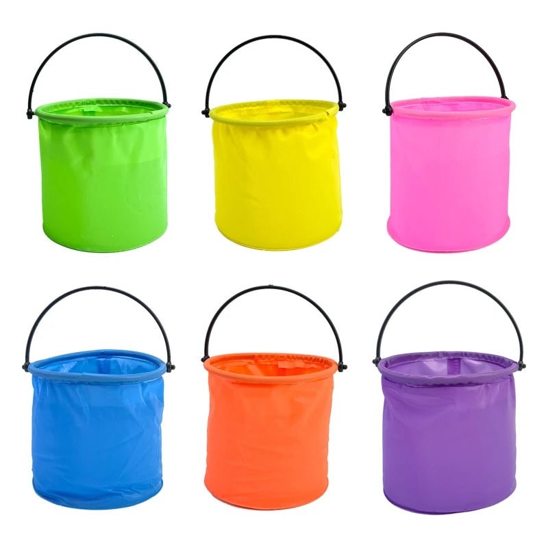 Collapsible Sand Bucket: Portable Toy for Sand and Water Fun - #Toys For Kids#