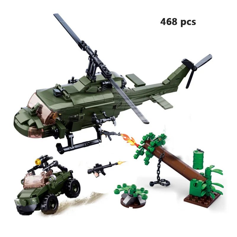 Comprehensive Modern and WW2 Military Vehicle Building Block Set - #Toys For Kids#