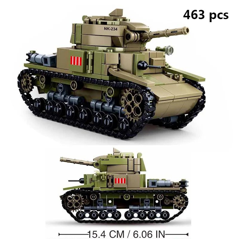 Comprehensive Modern and WW2 Military Vehicle Building Block Set - #Toys For Kids#