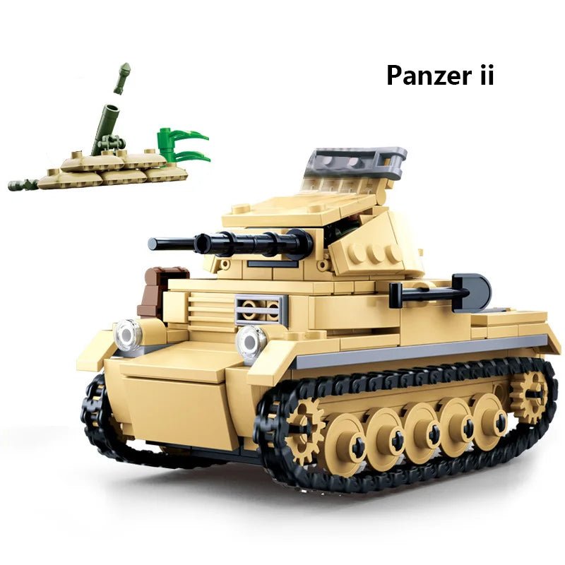 Comprehensive Modern and WW2 Military Vehicle Building Block Set - #Toys For Kids#