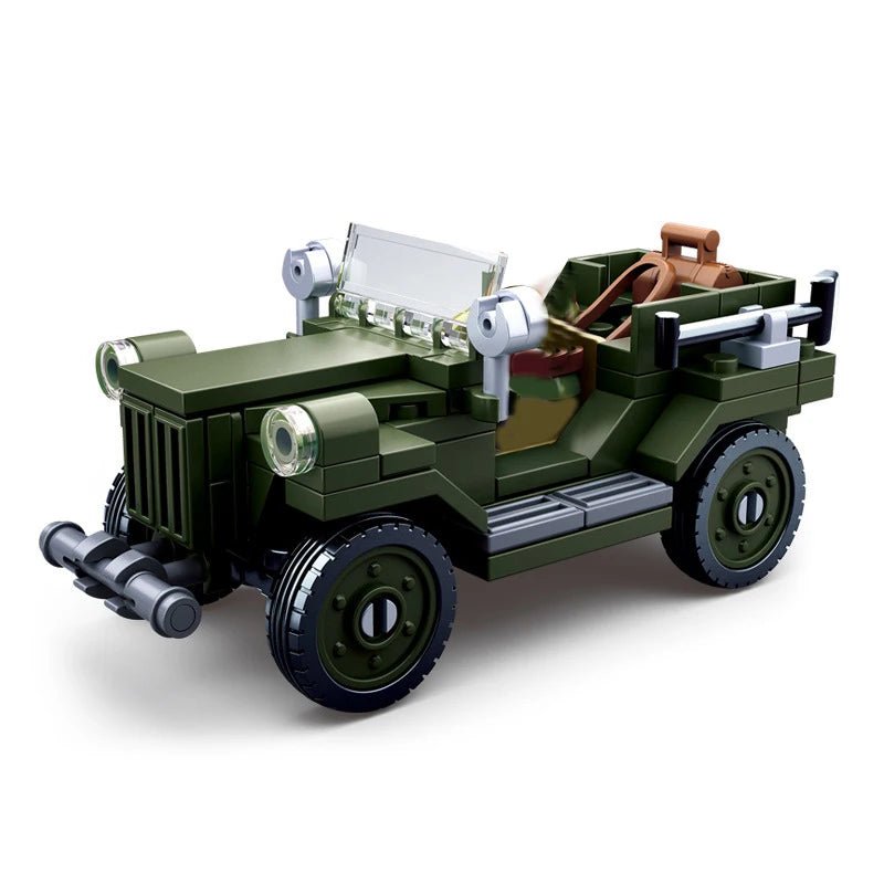 Comprehensive Modern and WW2 Military Vehicle Building Block Set - #Toys For Kids#