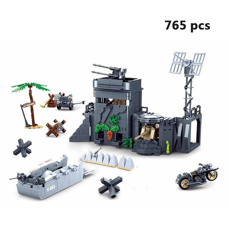 Comprehensive Modern and WW2 Military Vehicle Building Block Set - #Toys For Kids#