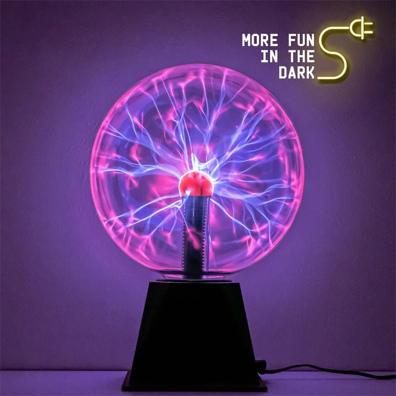 Cool Magic Plasma Ball Lamp Touch Glass Night Light Atmosphere Toys - #Toys For Kids#