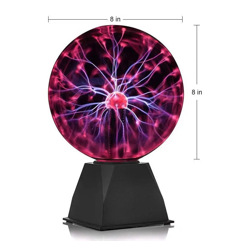 Cool Magic Plasma Ball Lamp Touch Glass Night Light Atmosphere Toys - #Toys For Kids#