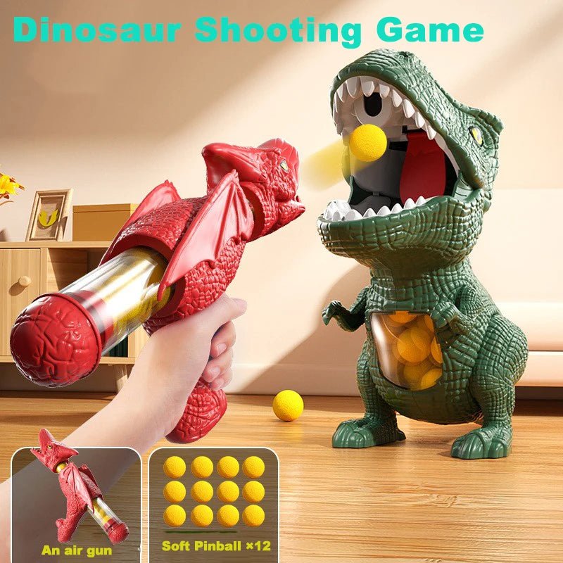 Dinosaur Soft Bullet Gun Interactive Shooting Game for Parent-Child Fun - #Toys For Kids#