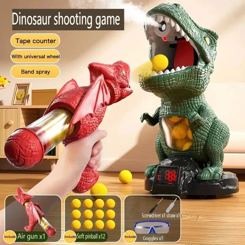 Dinosaur Soft Bullet Gun Interactive Shooting Game for Parent-Child Fun - #Toys For Kids#