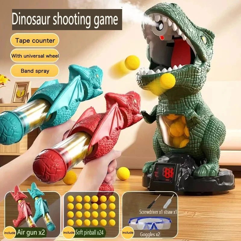 Dinosaur Soft Bullet Gun Interactive Shooting Game for Parent-Child Fun - #Toys For Kids#