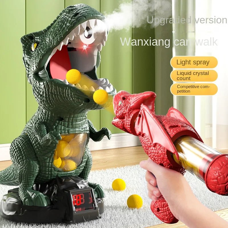 Dinosaur Soft Bullet Gun Interactive Shooting Game for Parent-Child Fun - #Toys For Kids#