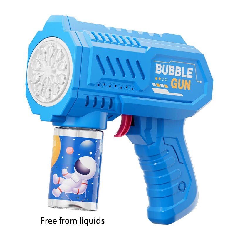 Electric Bubble Gun Automatic Soap Blower for Outdoor Fun Party - #Toys For Kids#