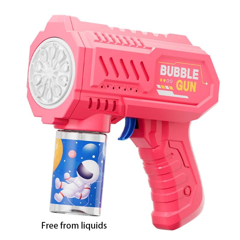 Electric Bubble Gun Automatic Soap Blower for Outdoor Fun Party - #Toys For Kids#