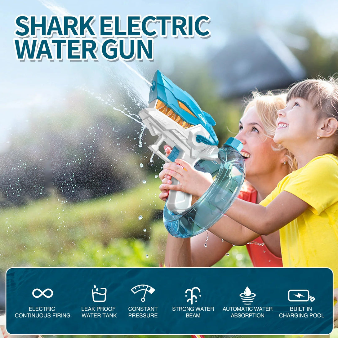 Electric Large Capacity Water Gun Fully Automatic Summer Toys - #Toys For Kids#