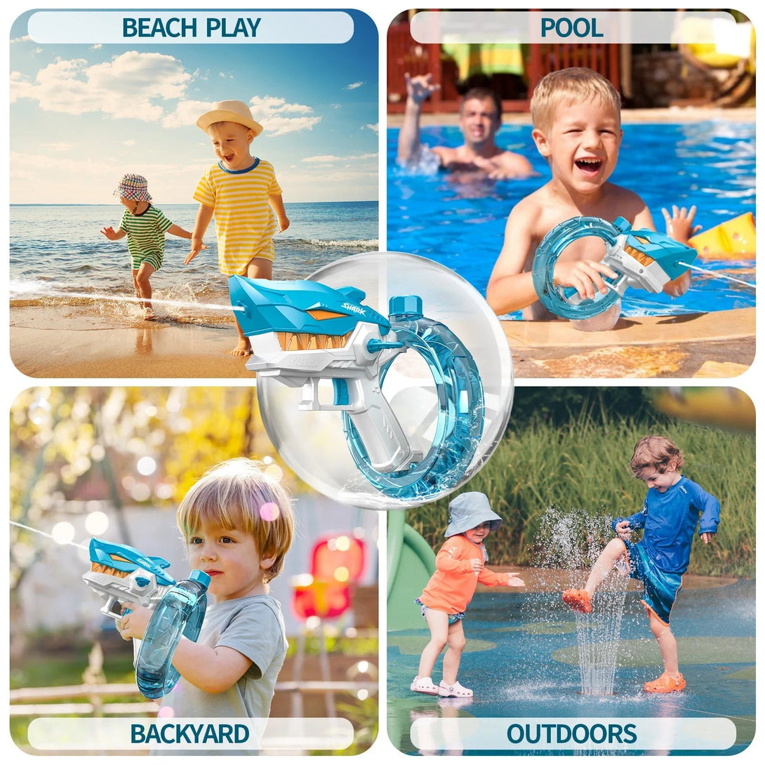 Electric Large Capacity Water Gun Fully Automatic Summer Toys - #Toys For Kids#