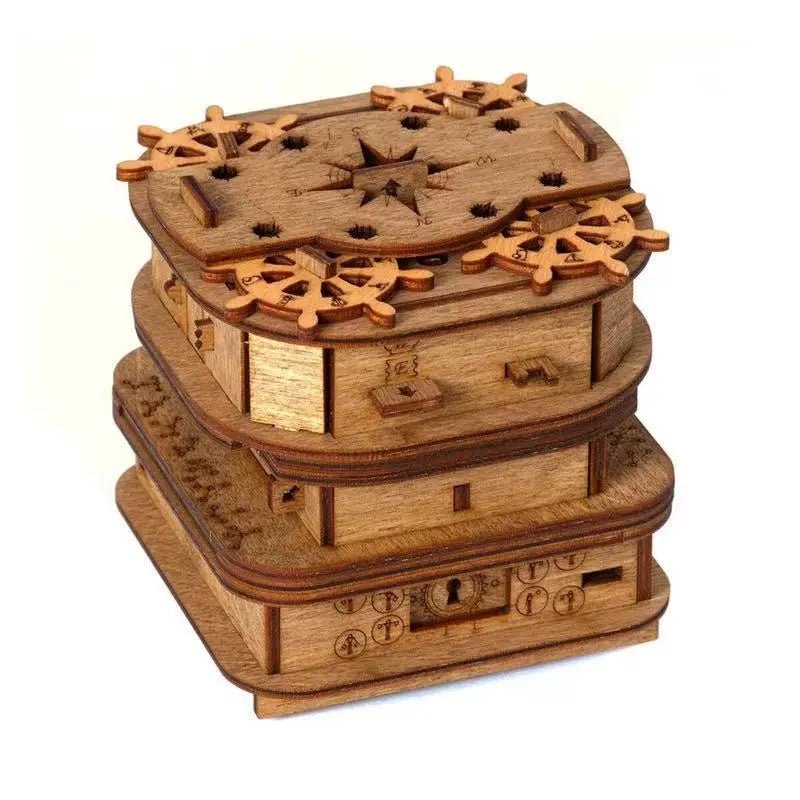 Escape Room Puzzle Box DIY 3D Wood Brain Teaser - #Toys For Kids#