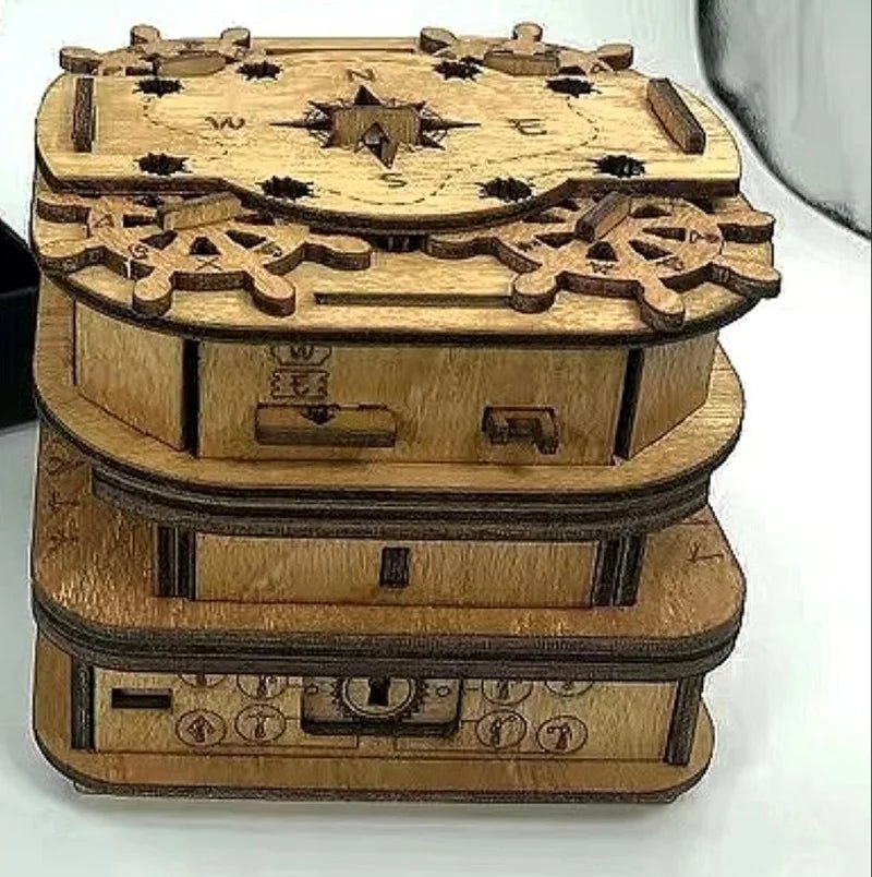 Escape Room Puzzle Box DIY 3D Wood Brain Teaser - #Toys For Kids#