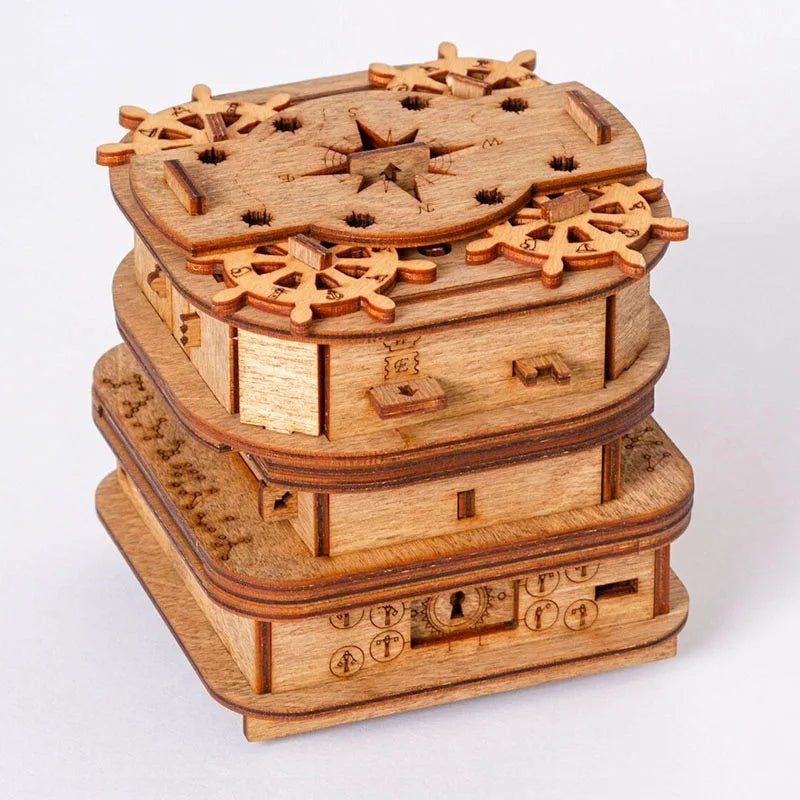 Escape Room Puzzle Box DIY 3D Wood Brain Teaser - #Toys For Kids#