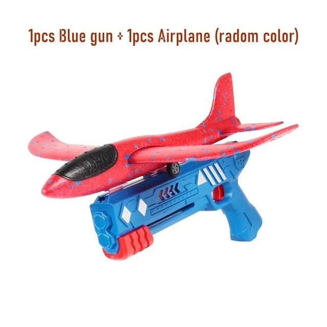 Foam Airplane Launcher Outdoor Sports Catapult Gun for Kids - #Toys For Kids#