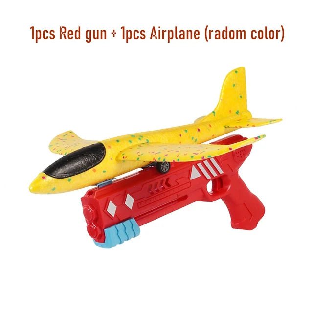 Foam Airplane Launcher Outdoor Sports Catapult Gun for Kids - #Toys For Kids#