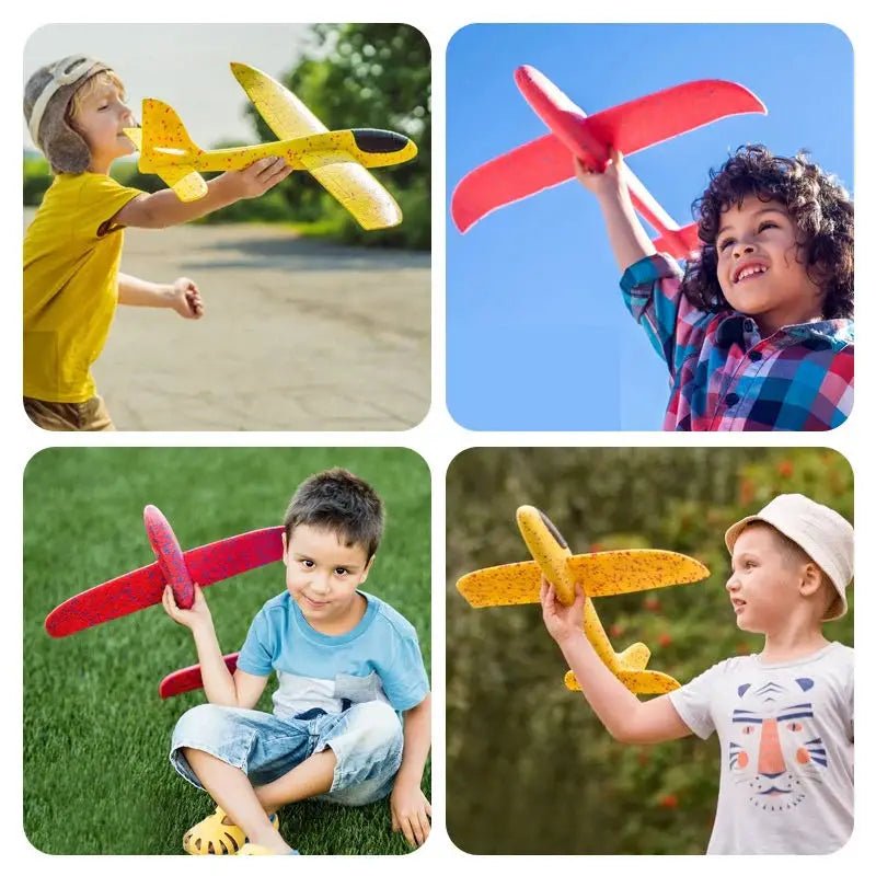 Foam Airplane Launcher Outdoor Sports Catapult Gun for Kids - #Toys For Kids#