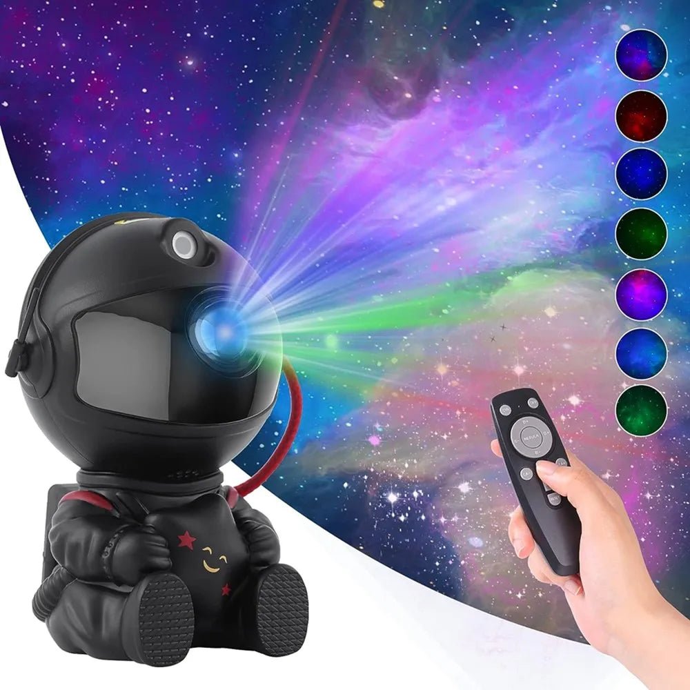 Galaxy Night Light Beautiful Astronaut Space Projector - #Toys For Kids#