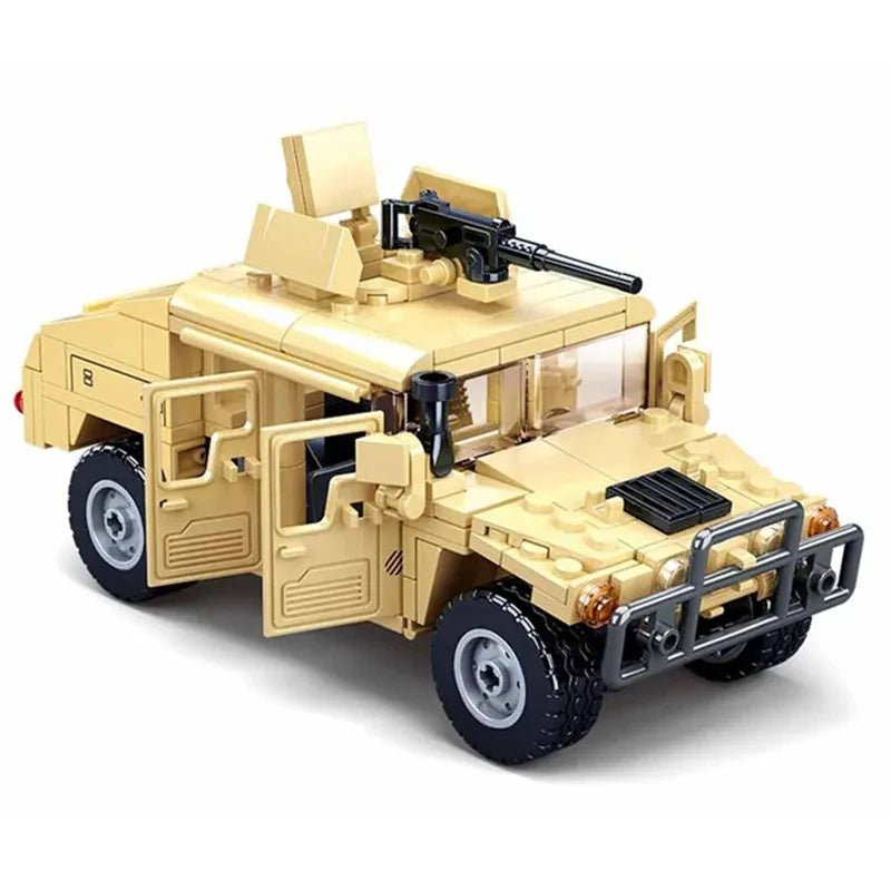 Military Humvee Battlefield Convoy Building Block Set - #Toys For Kids#