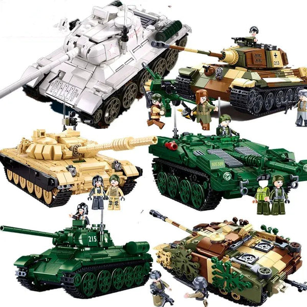 Military Realistic Medium Tank Armored Assault Building Block Set - #Toys For Kids#