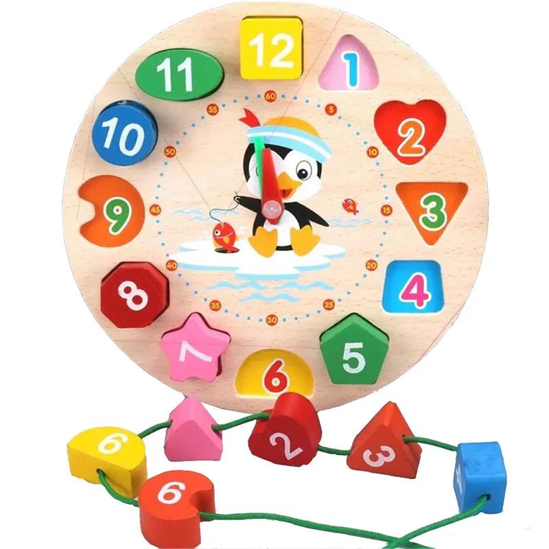 Montessori Alphabet Number Matching Wooden Puzzles For Toddler Baby - #Toys For Kids#