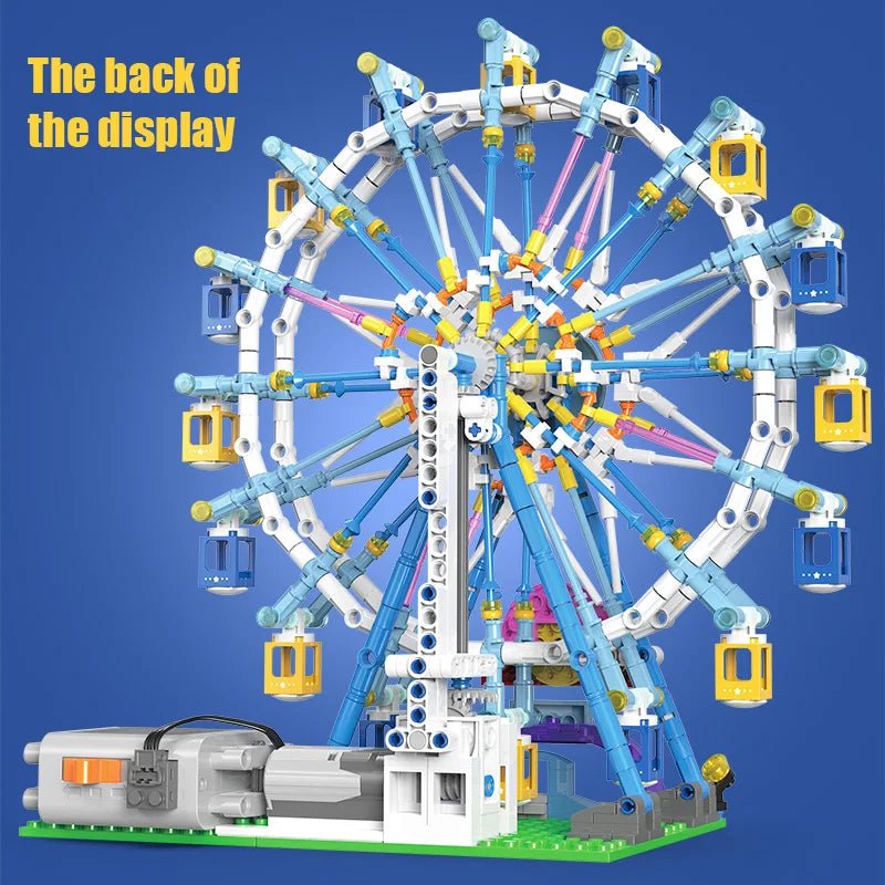 Rotating Ferris Wheel Building Blocks City Friends MOC Electric Toy - #Toys For Kids#