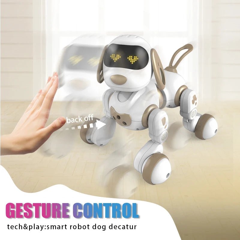 Smart RC Robot Dog Touch-sense Funny Music Voice Command Toy - #Toys For Kids#