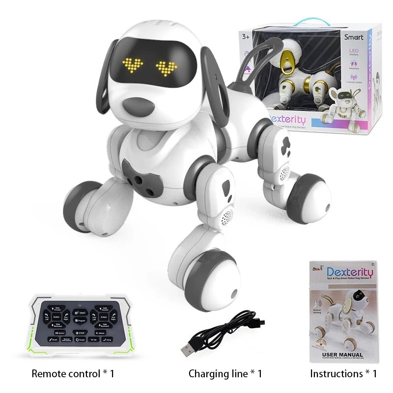 Smart RC Robot Dog Touch-sense Funny Music Voice Command Toy - #Toys For Kids#