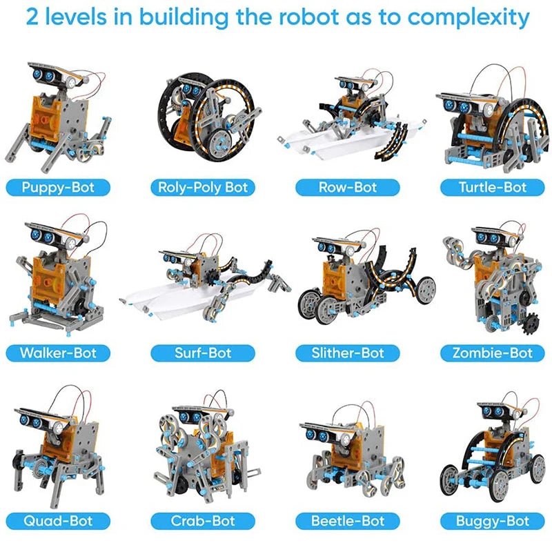 Solar Robot DIY Toy For Science Experiment STEM Education Kit for Kid - #Toys For Kids#