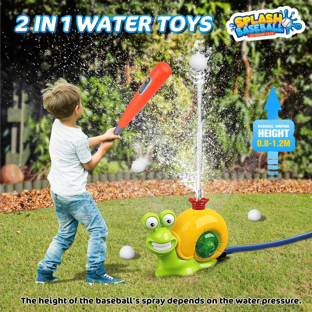 Spray Water Snail Baseball Toys For Boys Girls Summer Backyard Party - #Toys For Kids#