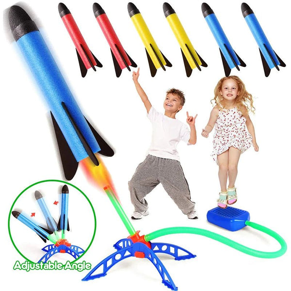 Stomp Rocket Outdoor Air-Powered Rocket Toy for Children - #Toys For Kids#