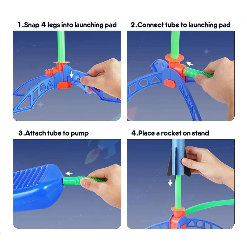 Stomp Rocket Outdoor Air-Powered Rocket Toy for Children - #Toys For Kids#